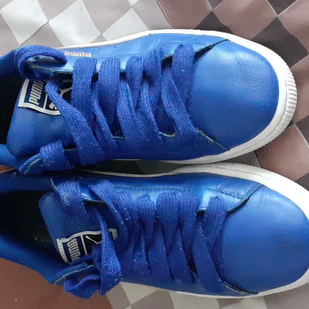 PUMAS SIZE 7.5 Royle Blue. - Picture 2 of 5